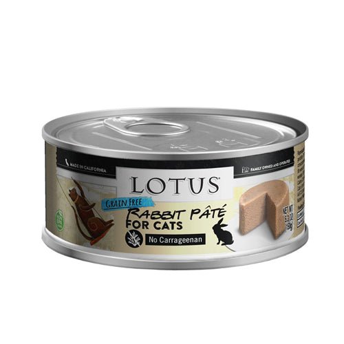 Lotus Cat Pate Grain Free Rabbit 5.3oz. (Case of 24) - Petsplace.store