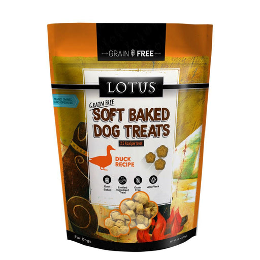 Lotus Dog Soft Baked Grain Free Duck 10oz. - Petsplace.store