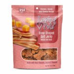 Loving Pets Bone - Shaped Soft Jerky Dog Treat Chicken, Bacon & Cheese 1ea/6 oz - Petsplace.store