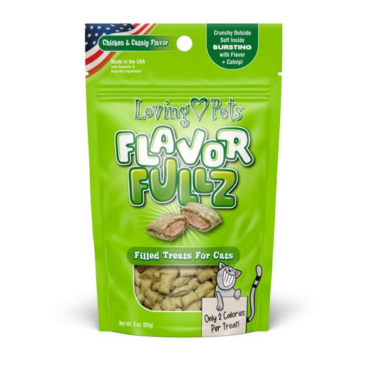 Loving Pets Flavorfullz Filled Cat Treats Chicken Catnip, 1ea/3 oz - Petsplace.store