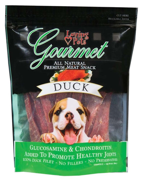 Loving Pets Gourmet Duck Filet Strips Dog Treats 1ea/3 oz - Petsplace.store