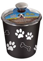 Loving Pets Treat Canister Espresso 1ea - Petsplace.store