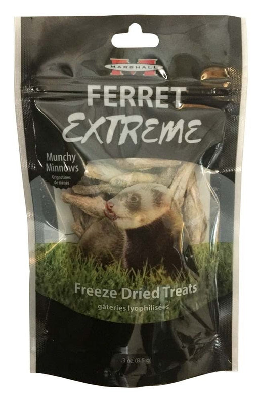 Marshall Pet Products Ferret Extreme Munchy Minnows Treats 1ea/0.3 oz - Petsplace.store