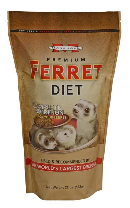 Marshall Pet Products Premium Ferret Diet Dry Food 1ea/22 oz - Petsplace.store