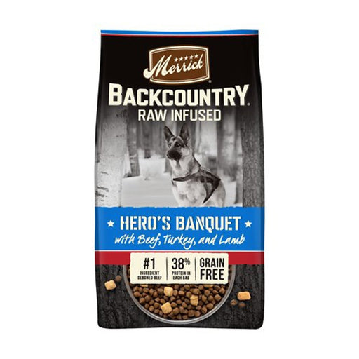 Merrick Dog Backcountry Grain Free Hero Banquet 20Lb - Petsplace.store