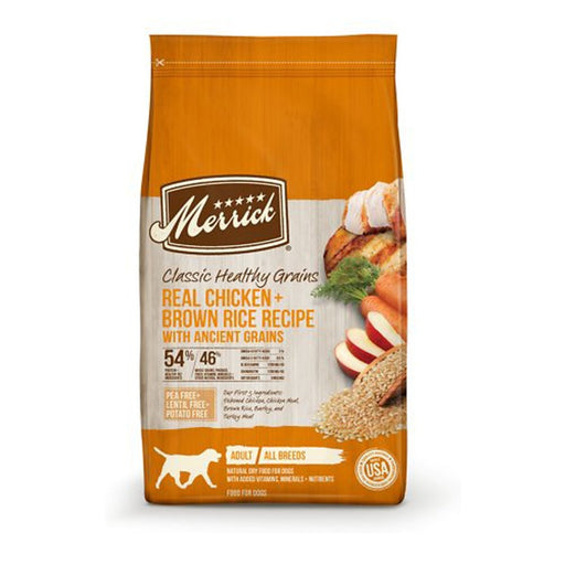 Merrick Dog Classic Chicken And Brown Rice 25Lb - Petsplace.store