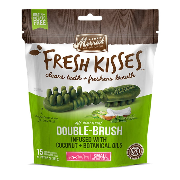 Merrick Fresh Kisses Coconut Oil For Small Dogs (17 - 30 Lbs) 9.7oz. - Petsplace.store