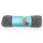 Messy Mutts Dog Drying Mat And Towel Cool Grey Medium - Petsplace.store