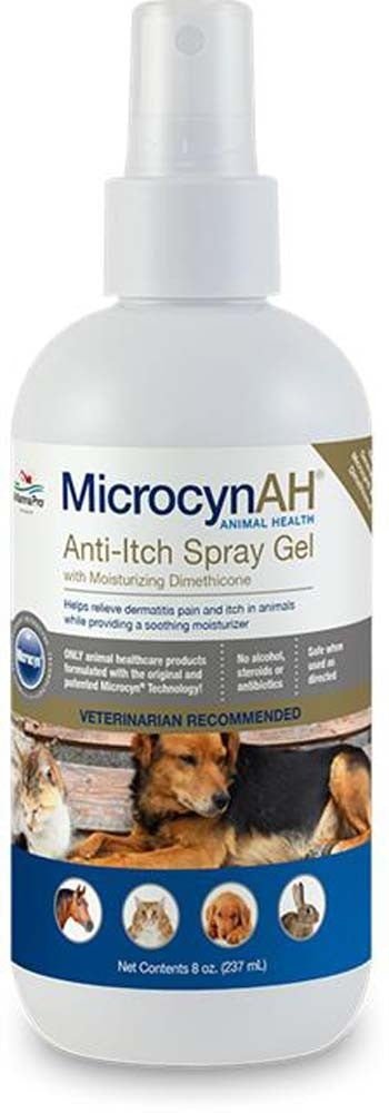 MicrocynAH Anti - Itch Spray Gel 1ea/8 oz - Petsplace.store