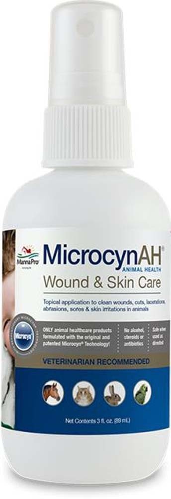 MicrocynAH Wound & Skin Care 1ea/3 fl oz - Petsplace.store