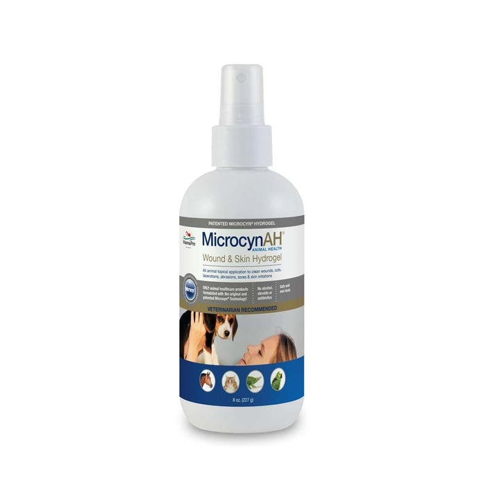 MicrocynAH Wound & Skin Care Hydrogel 1ea/8 oz - Petsplace.store