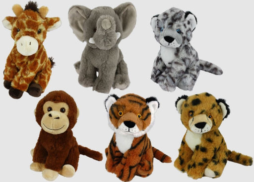 Multipet Asssorted Eco Safari Animals 8" - Petsplace.store