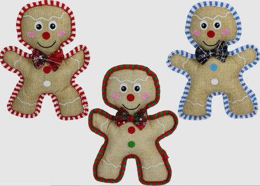 Multipet Burlap Gingerbread Man 10.5 Inch - Petsplace.store