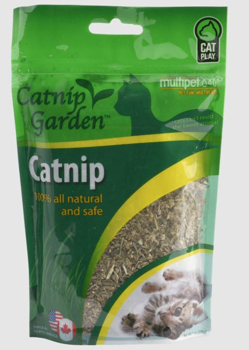 Multipet Catnip Garden North American Catnip Gusseted Bag 0.5oz - Petsplace.store