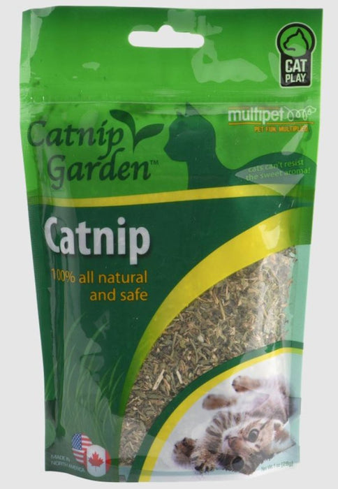 Multipet Catnip Garden North American Catnip Gusseted Bag 1oz - Petsplace.store