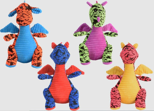 Multipet Dragon Dog Toy Assorted 1ea/12 in - Petsplace.store