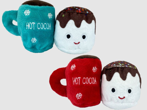 Multipet Hot Cocoa - Marshmallow 2Pk 3 Inch(Assorted) - Petsplace.store