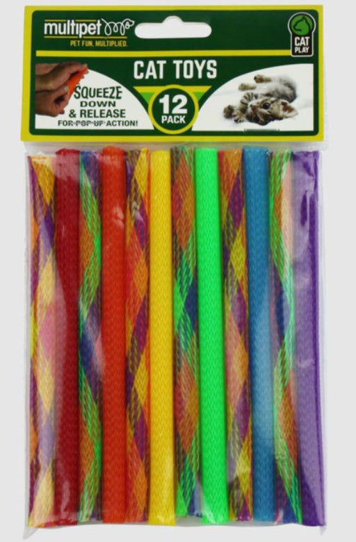 Multipet Kitty Straws 12pk 7 inch - Petsplace.store