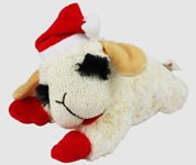 Multipet Lamb Chop W - Santa Hat 10.5 Inch - Petsplace.store