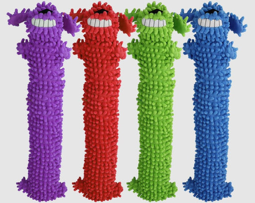 Multipet Loofa Floppy Dog Toy Assorted 1ea/12 in - Petsplace.store