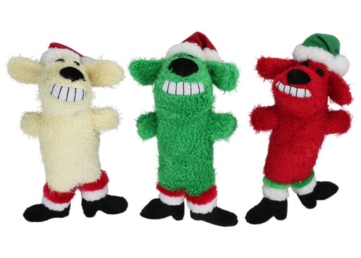 Multipet Loofa Santa(Assorted) 6 Inch - Petsplace.store