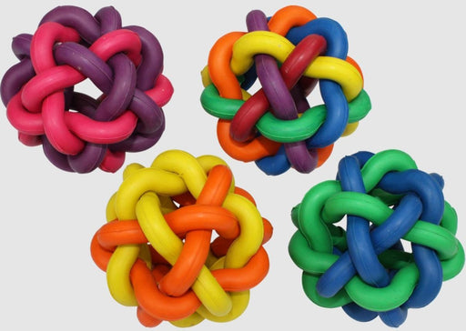 Multipet Nobbly Wobbly Dog Toy Assorted 1ea/LG, 4 in - Petsplace.store