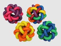 Multipet Nobbly Wobbly Dog Toy Assorted 1ea/MD, 3 in - Petsplace.store