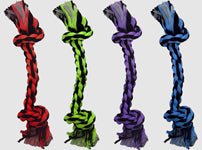 Multipet Nuts for Knots 2 - Knot Rope Dog Toy Assorted 1ea/9 in - Petsplace.store