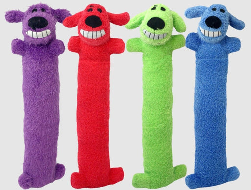 Multipet Original Loofa Dog Toy Assorted 1ea/12 in - Petsplace.store