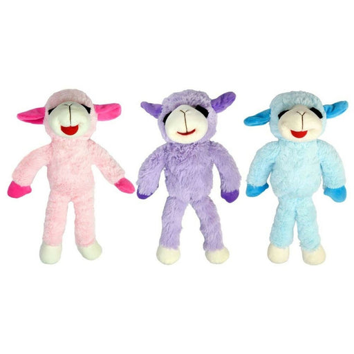 **Multipet Pet Envy Floppy Lamb Chop Dog Toy Assorted 1ea/7 in - Petsplace.store