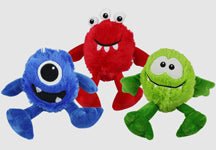 Multipet Plush Monster With Large Squeaker 9 Inch - Petsplace.store