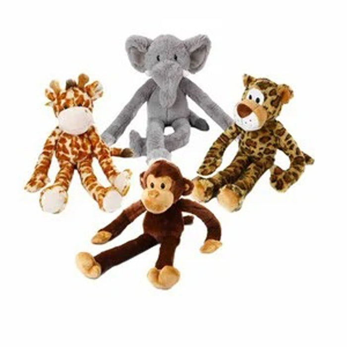 Multipet Swingin' Safari Dog Toy Assorted 1ea/19 in - Petsplace.store