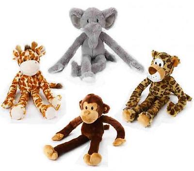 Multipet Swingin Safari Dog Toy Monkey Assorted 1ea/22 in - Petsplace.store