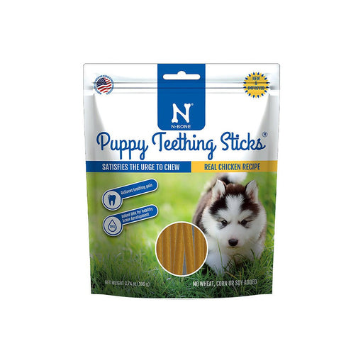 N - Bone Puppy Teething Sticks Chicken 1ea/3.74 oz, Regular - Petsplace.store