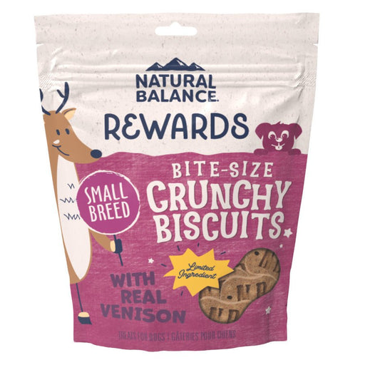 Natural Balance Pet Foods Rewards Bite - Size Crunchy Biscuits Small Breed Dog Treats Venison & Sweet Potato 1ea/8 oz - Petsplace.store