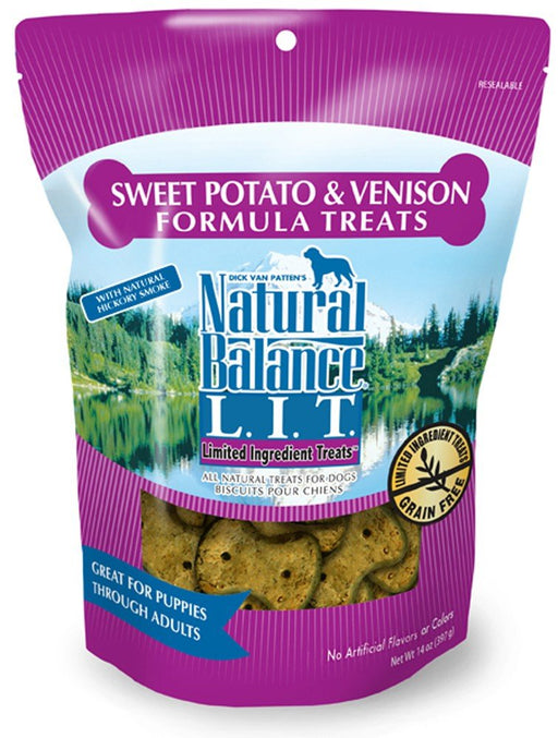 Natural Balance Pet Foods Rewards Crunchy Biscuits Small Breed Dog Treats Venison & Sweet Potato 1ea/14 oz - Petsplace.store