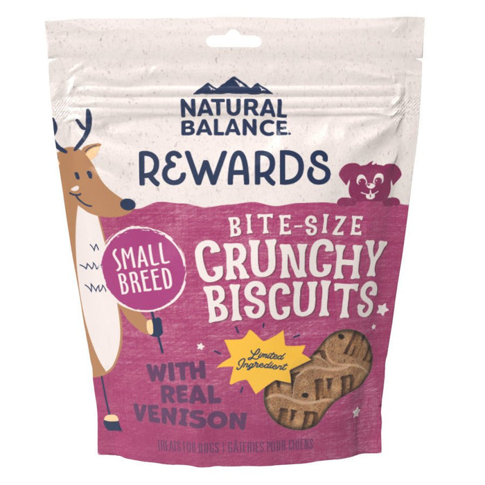 Natural Balance Pet Foods Rewards Crunchy Biscuits Small Breed Dog Treats Venison & Sweet Potato 1ea/14 oz - Petsplace.store