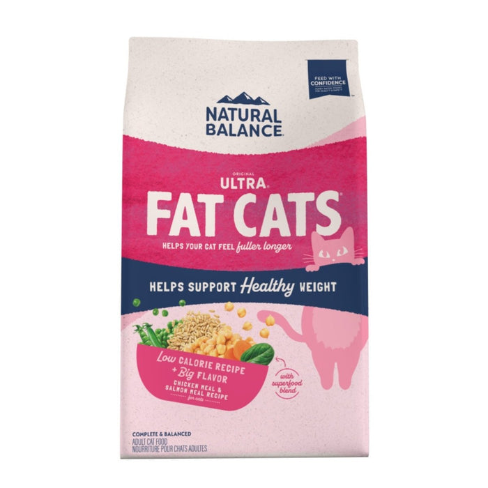 Natural Balance Pet Foods Ultra Fat Cats Dry Cat Food Chicken & Salmon, 1ea/6 lb - Petsplace.store