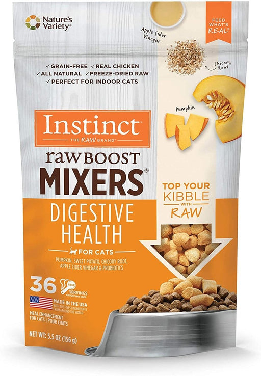 Natures Variety Cat Freeze Dried Instinct Raw Boost Mixer Digestive Health 5.5oz - Petsplace.store