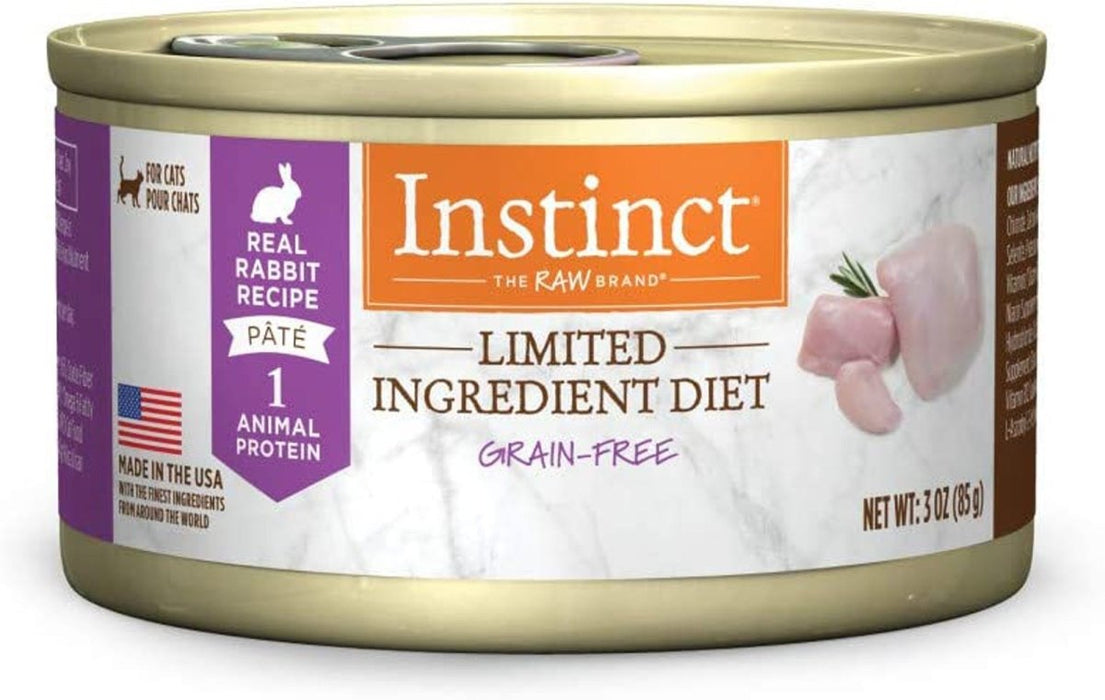 Natures Variety Instinct Can Cat Limited Ingredient Rabbit 3oz. (Case of 24) - Petsplace.store