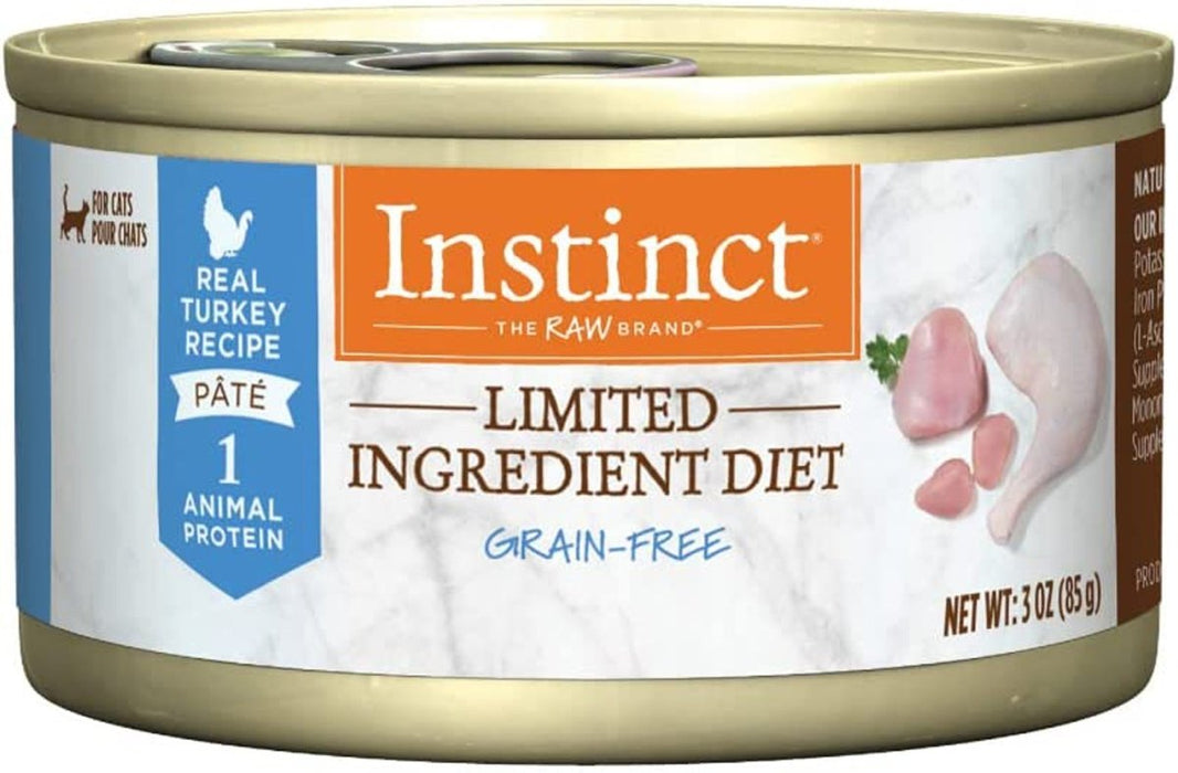 Natures Variety Instinct Can Cat Limited Ingredient Turkey 3oz. (Case of 24) - Petsplace.store