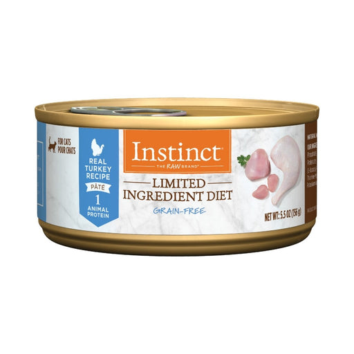 Natures Variety Instinct Can Cat Limited Ingredient Turkey 5.5oz. (Case of 12) - Petsplace.store