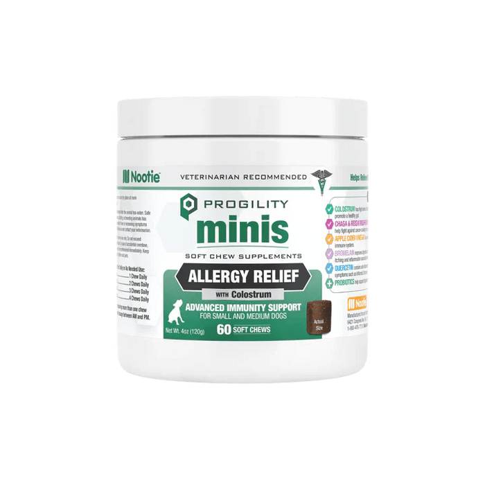 Nootie Dog Progility Aller - Immune Mini 60Ct - Petsplace.store