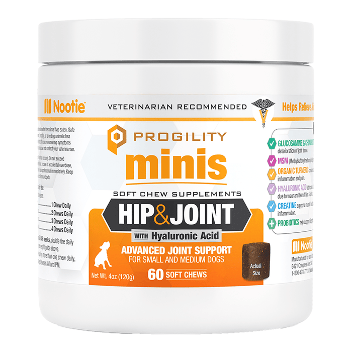 Nootie Dog Progility Hip & Joint Mini 60Ct - Petsplace.store