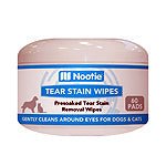 Nootie Dog Wipe Tear Stain Aloe 60 Count - Petsplace.store