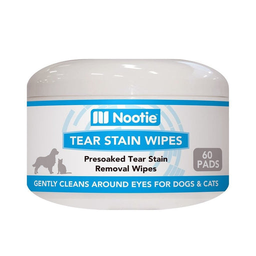 Nootie Dog Wipe Tear Stain Aloe 60 Count - Petsplace.store