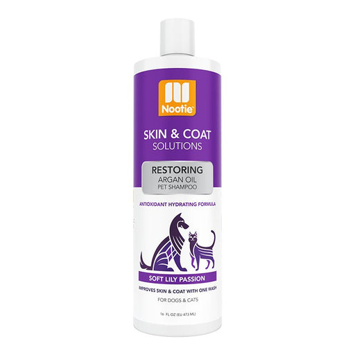 Nootie Restoring Argan Oil Shampoo 16 oz.. - Petsplace.store