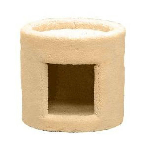 North American Pet One Story Plush Cat Condo Assorted 1ea/13 inw X 13 ind X 10.5 inh - Petsplace.store