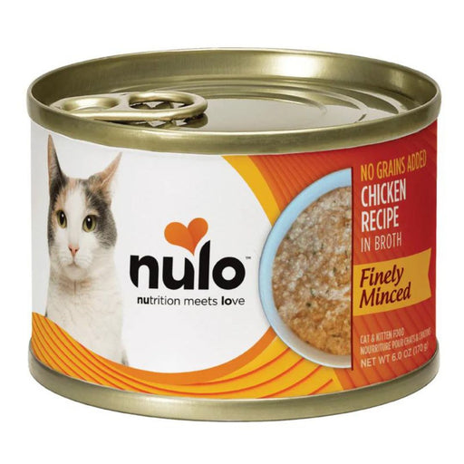 Nulo Cat Finely Minced Grain Free Chicken 6Oz - Petsplace.store