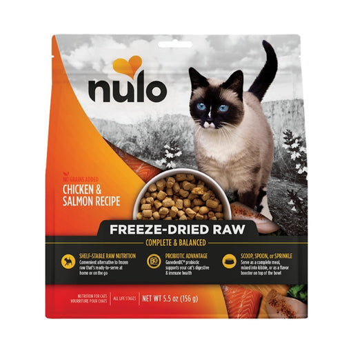 Nulo Cat Freeze - Dried Raw Grain Free Chicken & Salmon 5.5oz. - Petsplace.store